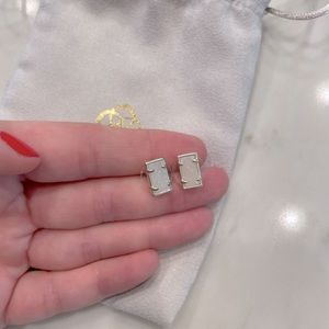 Kendra Scott White Drusy Earring
